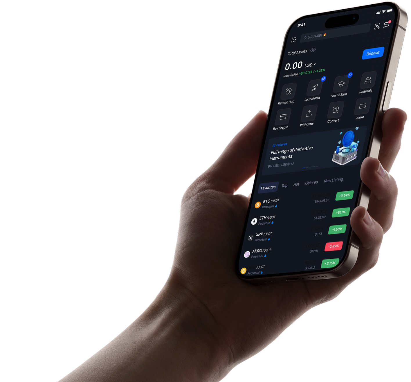 hand with phone image